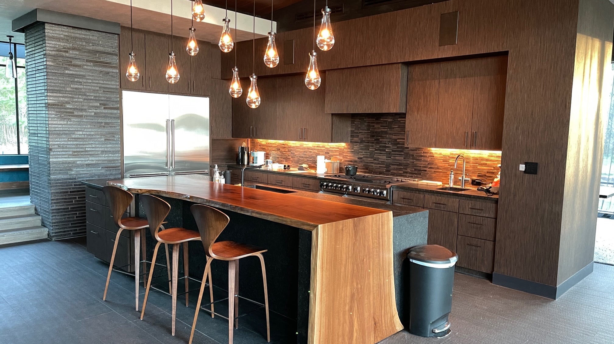 How to attach a solid wood surface to a pony wall, CS Woods style