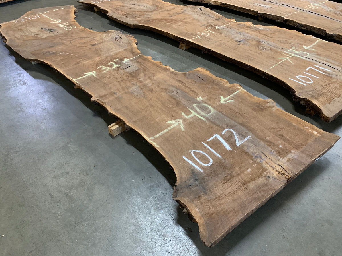 Walnut Slab #C604 76 x 19 - 20 x 2.5 – Oak City Customs