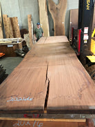 A sipo mahogany live edge slab