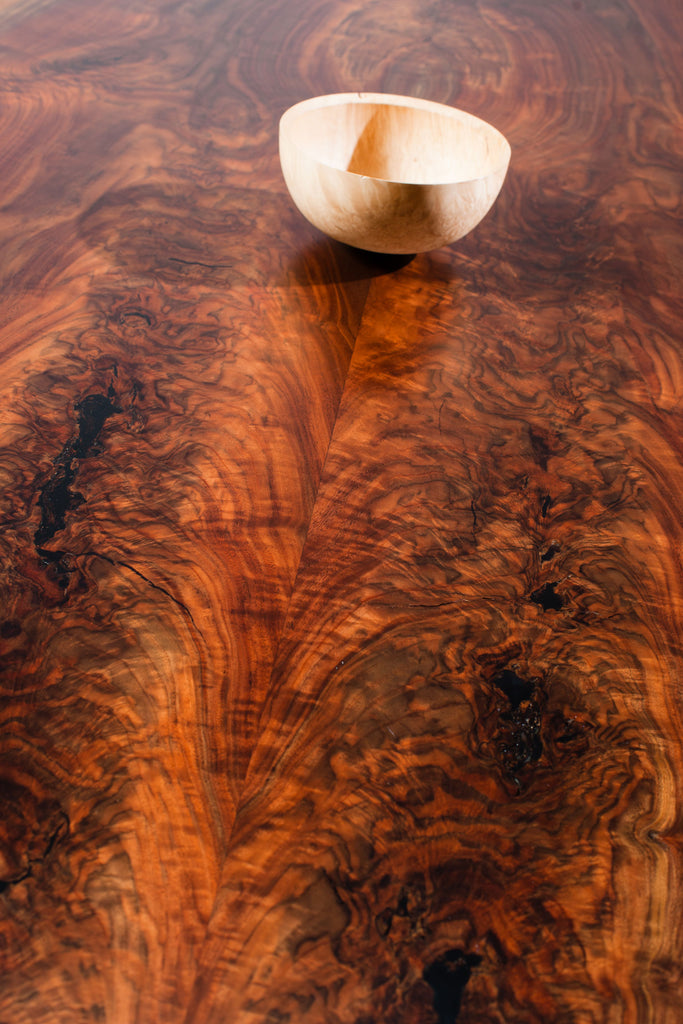 Claro Walnut 10.6' Bookmatched Conference Table
