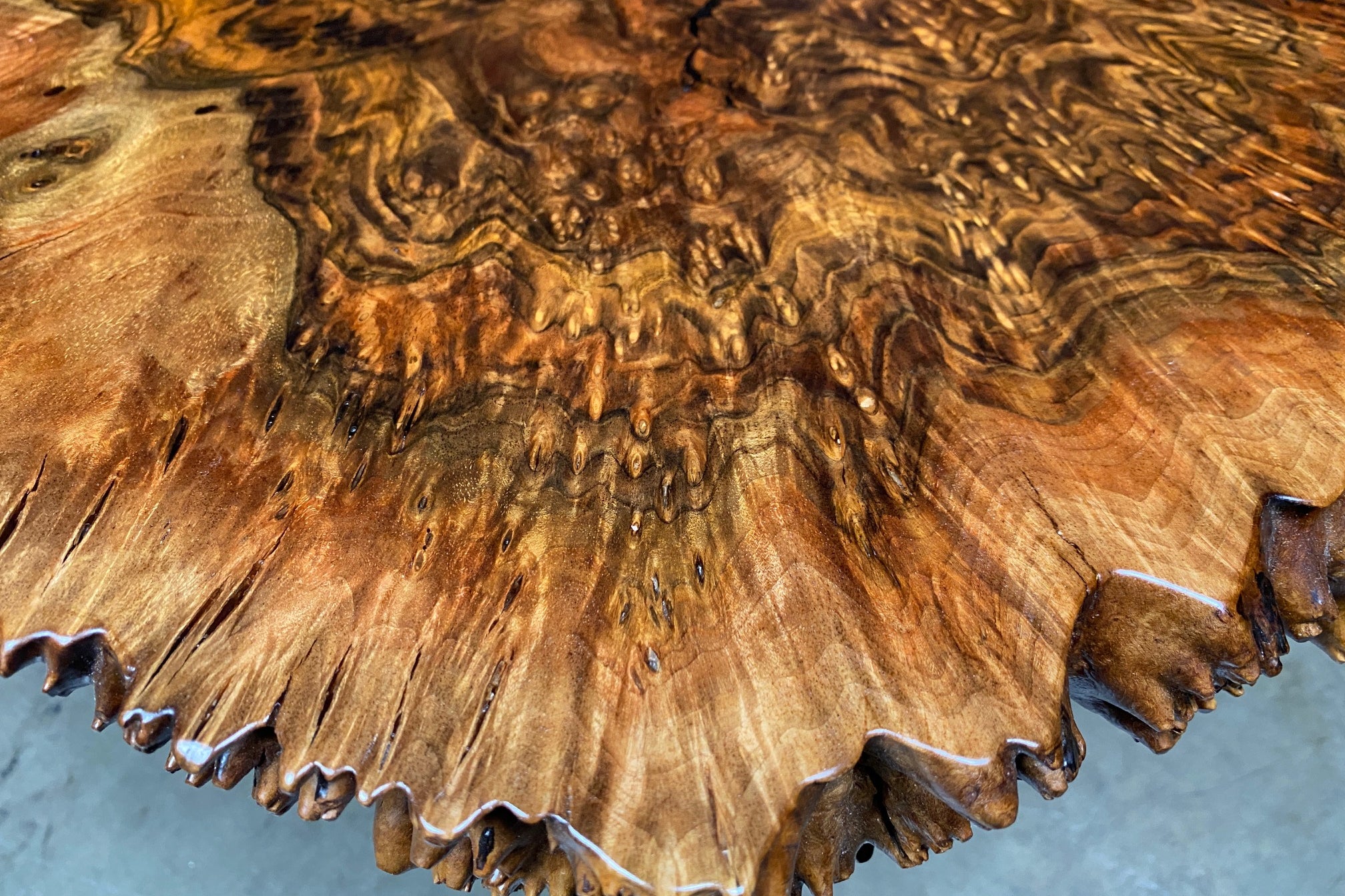 Walnut Burl Coffee Table