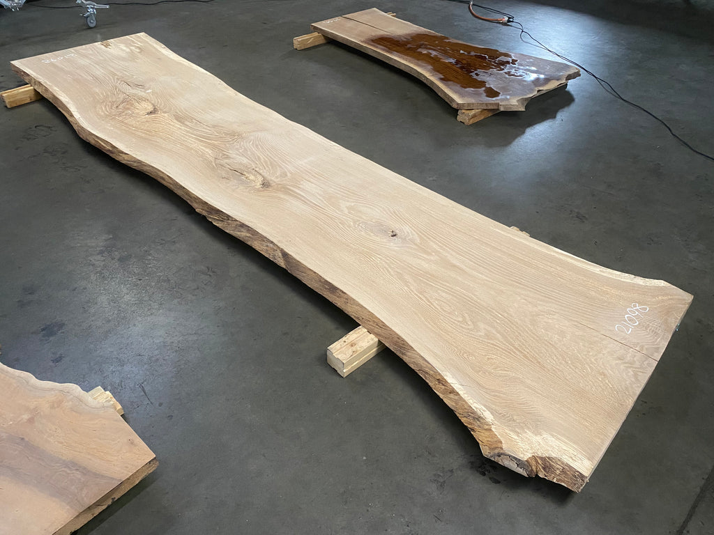 White Oak #21098 (146" x 32"- 39" x 2.25")