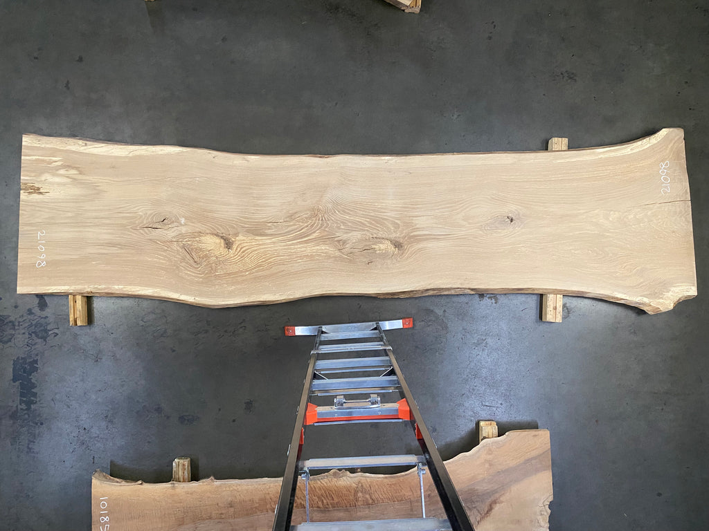 White Oak #21098 (146" x 32"- 39" x 2.25")