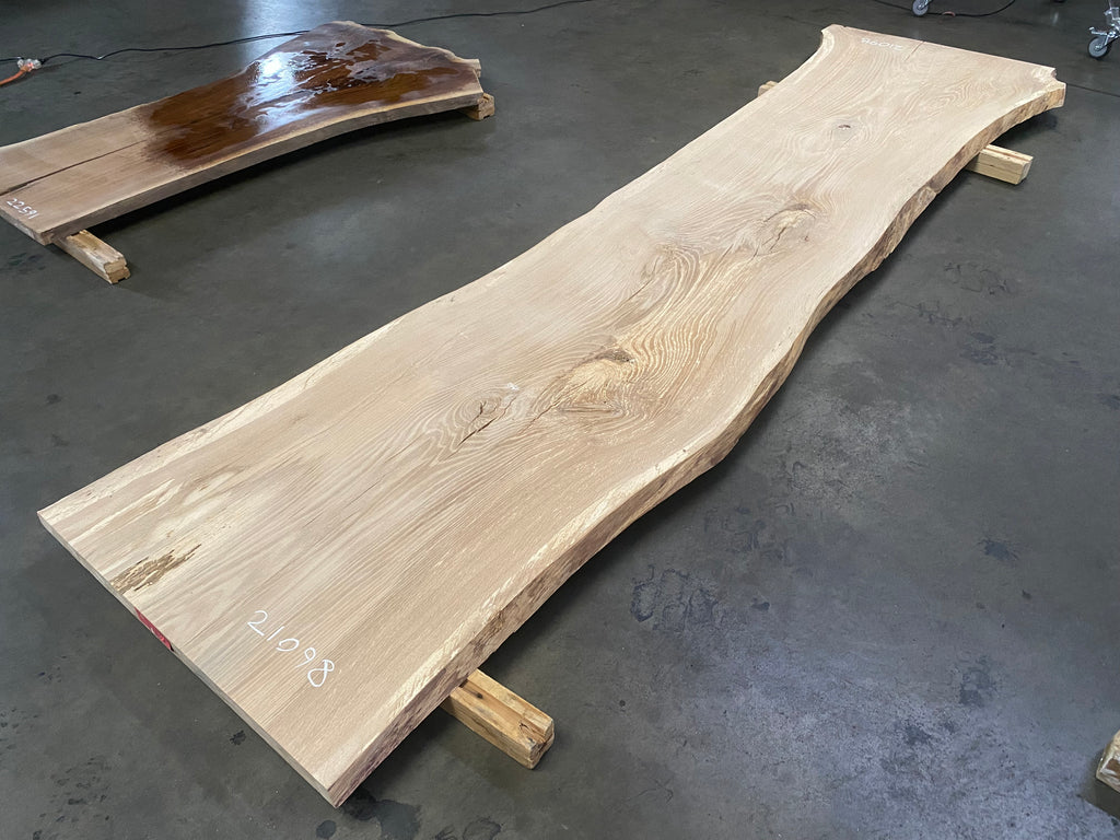 White Oak #21098 (146" x 32"- 39" x 2.25")