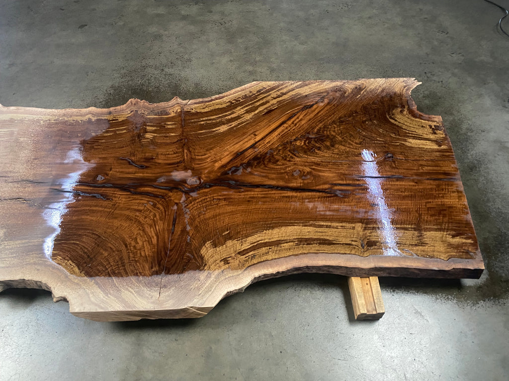 Claro Walnut #21463 (106" x 31"- 37.5" x 2")