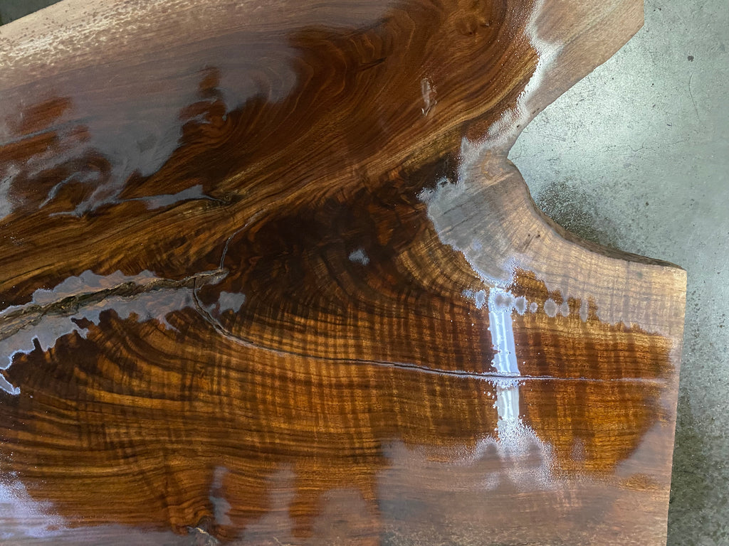 Oregon Black Walnut #22058 (154.5" x 28"- 45" x 2.1875")