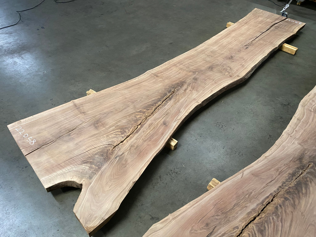 Oregon Black Walnut #22058 (154.5" x 28"- 45" x 2.1875")