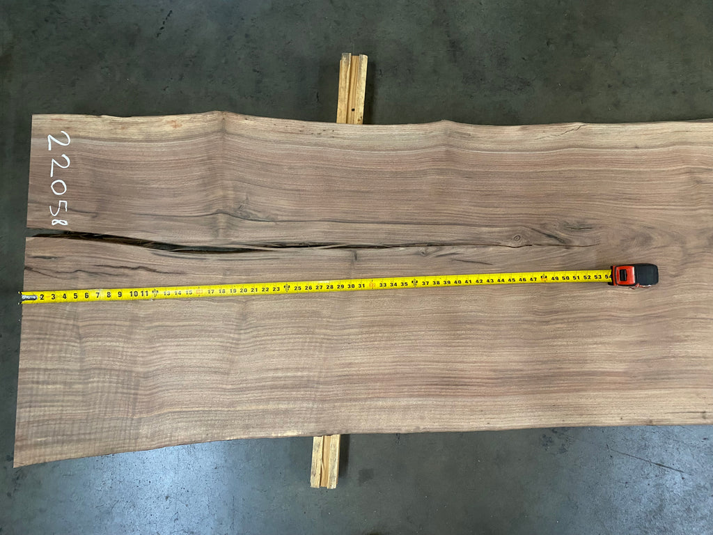 Oregon Black Walnut #22058 (154.5" x 28"- 45" x 2.1875")