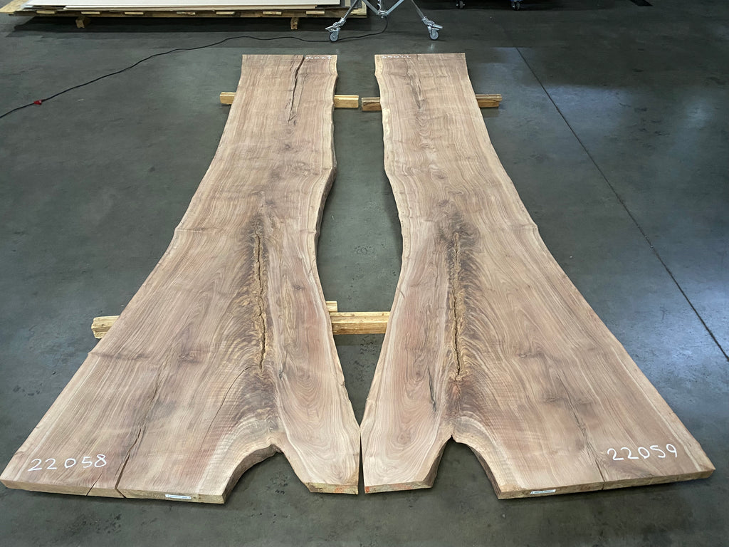 Oregon Black Walnut #22058 (154.5" x 28"- 45" x 2.1875")