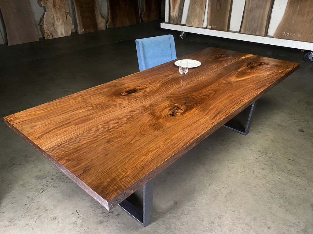 Black Walnut Bookmatch Dining Table