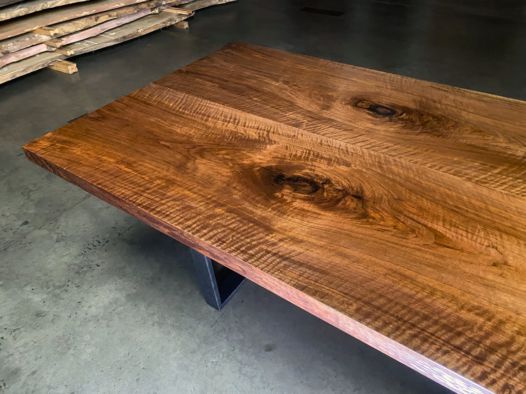 Black Walnut Bookmatch Dining Table