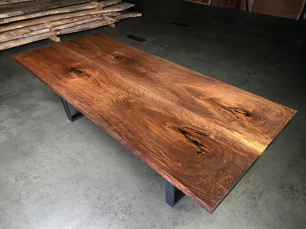 Black Walnut Bookmatch Dining Table