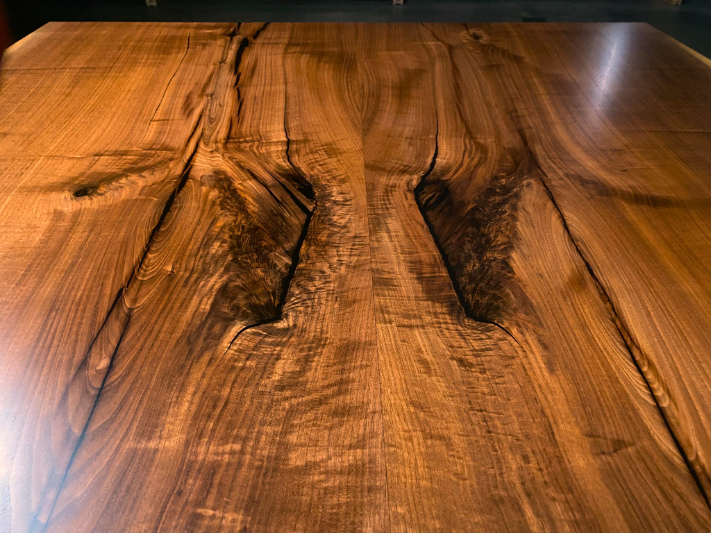 Black Walnut Bookmatch Dining Table