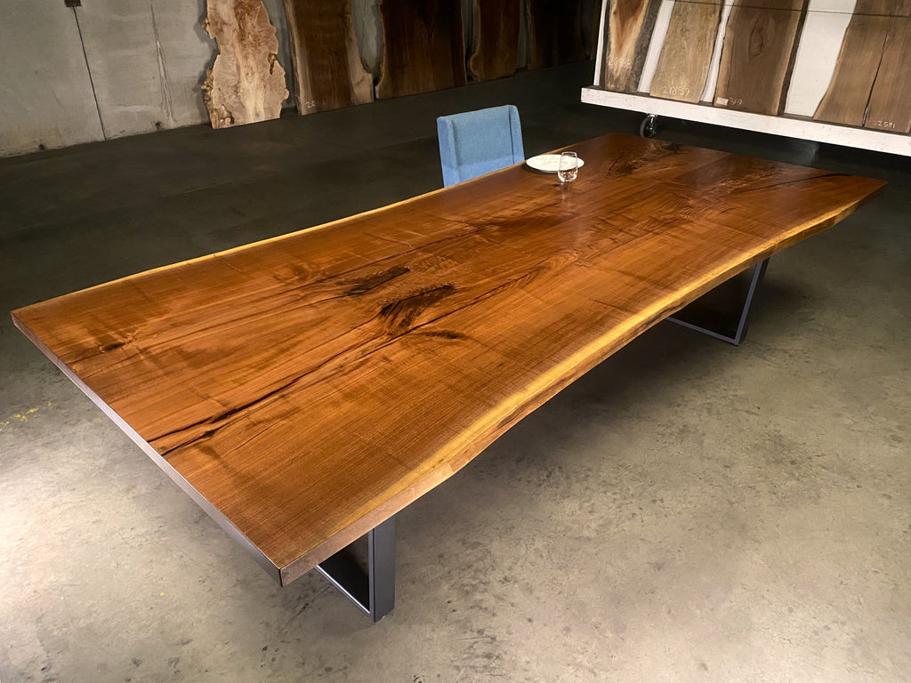 Black Walnut Bookmatch Dining Table