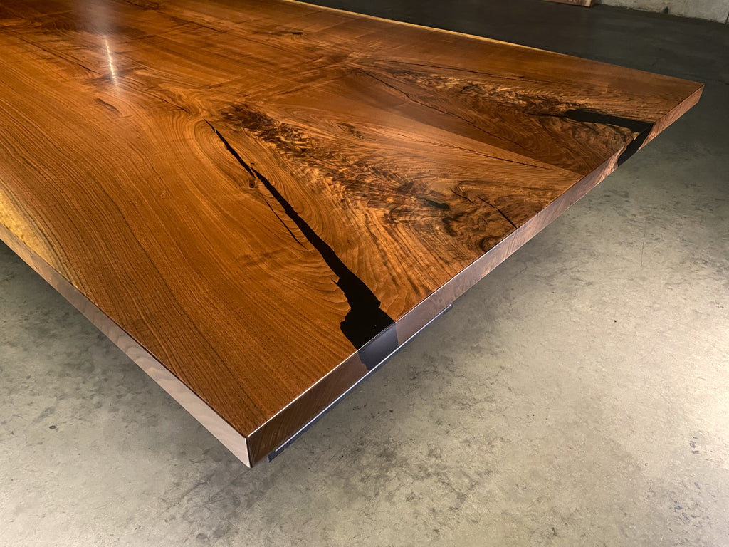 Black Walnut Bookmatch Dining Table