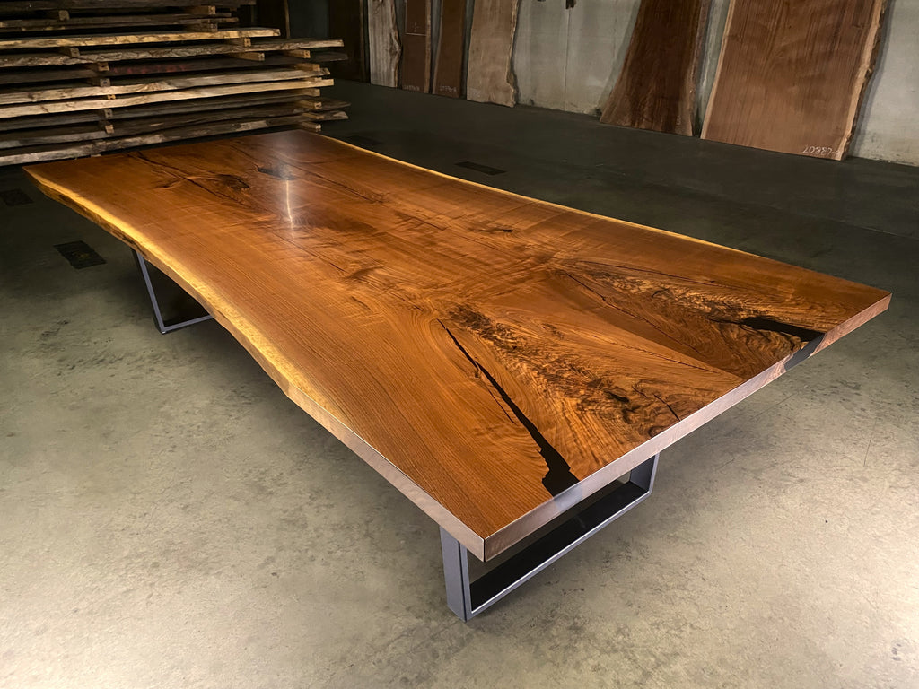 Black Walnut Bookmatch Dining Table