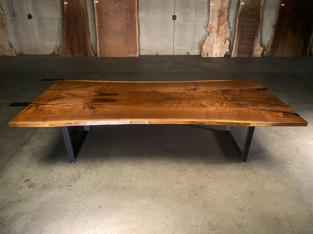 Black Walnut Bookmatch Dining Table