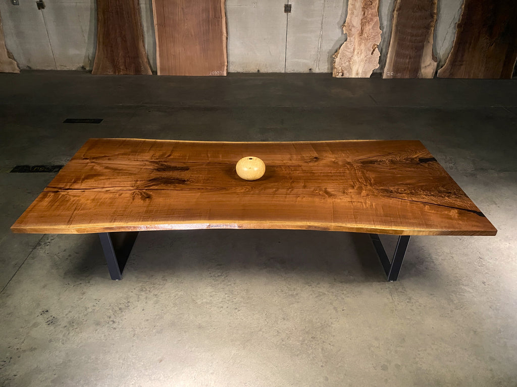 Black Walnut Bookmatch Dining Table