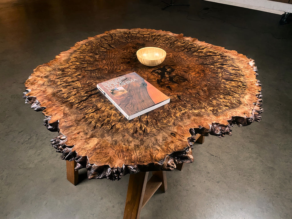 Claro Walnut Burl Coffee Table