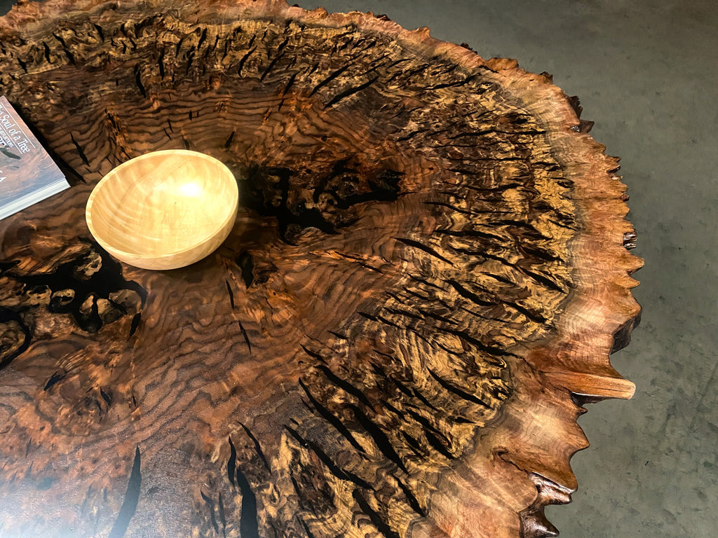 Claro Walnut Burl Coffee Table