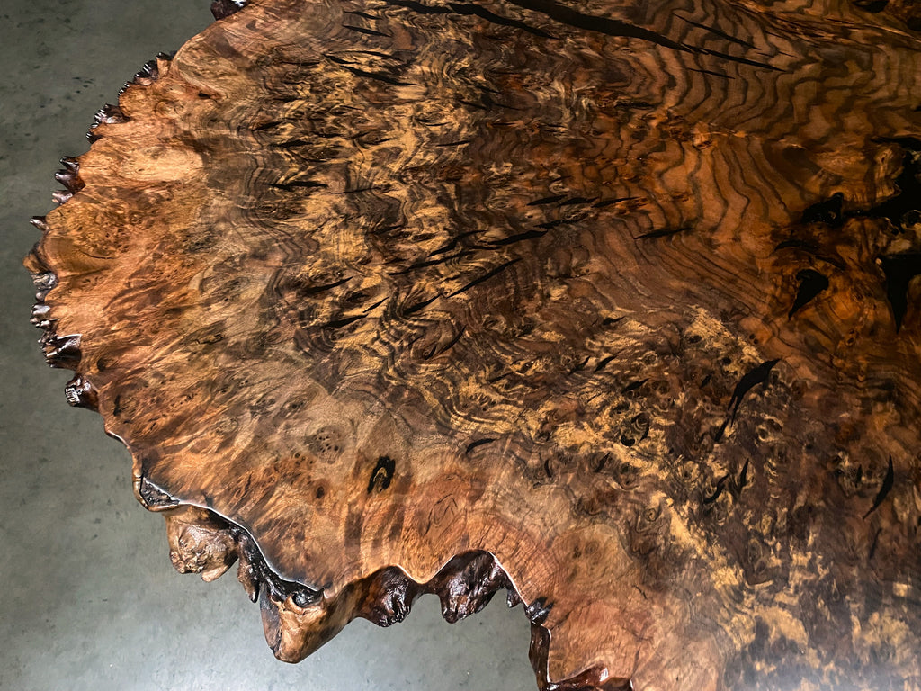 Claro Walnut Burl Coffee Table