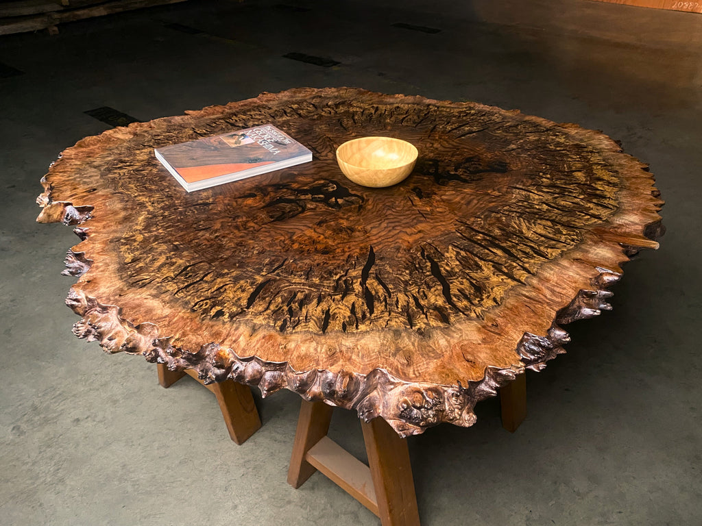 Claro Walnut Burl Coffee Table