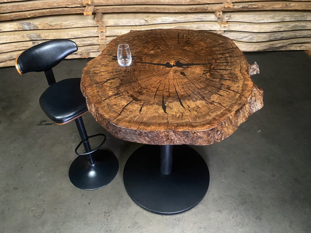 Claro Walnut Orchard Round Cocktail Table