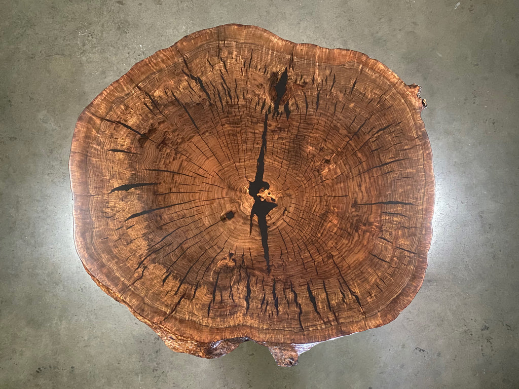 Claro Walnut Orchard Round Cocktail Table