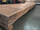 Sapele live edge slab