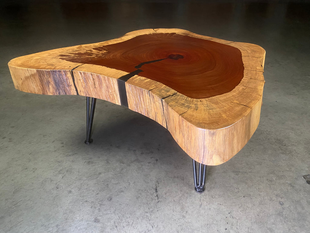 Padauk Live Edge Coffee Table