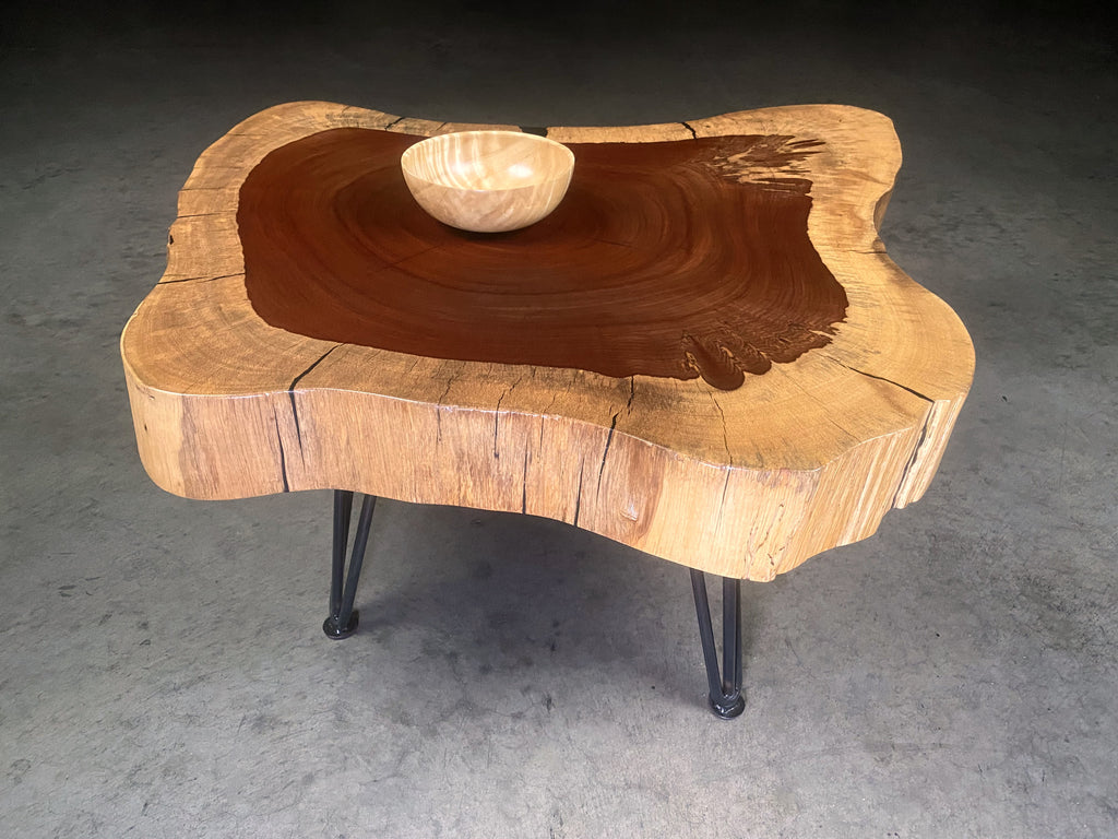 Padauk Live Edge Coffee Table