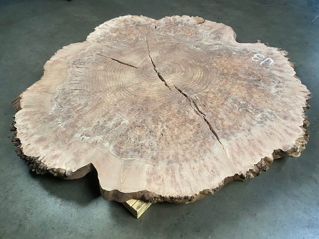 Claro Walnut Burl #J3 (50" x 54" x 2")