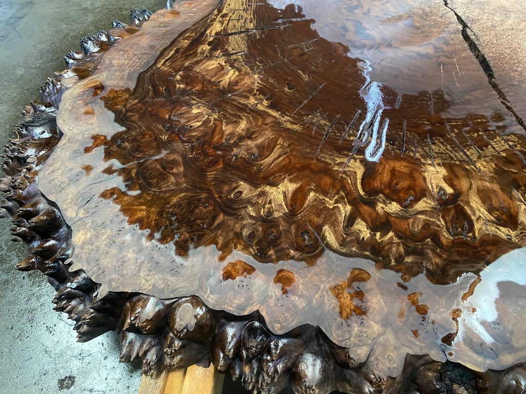 Claro Walnut Burl #B4 (41" x 50" x 1.875")