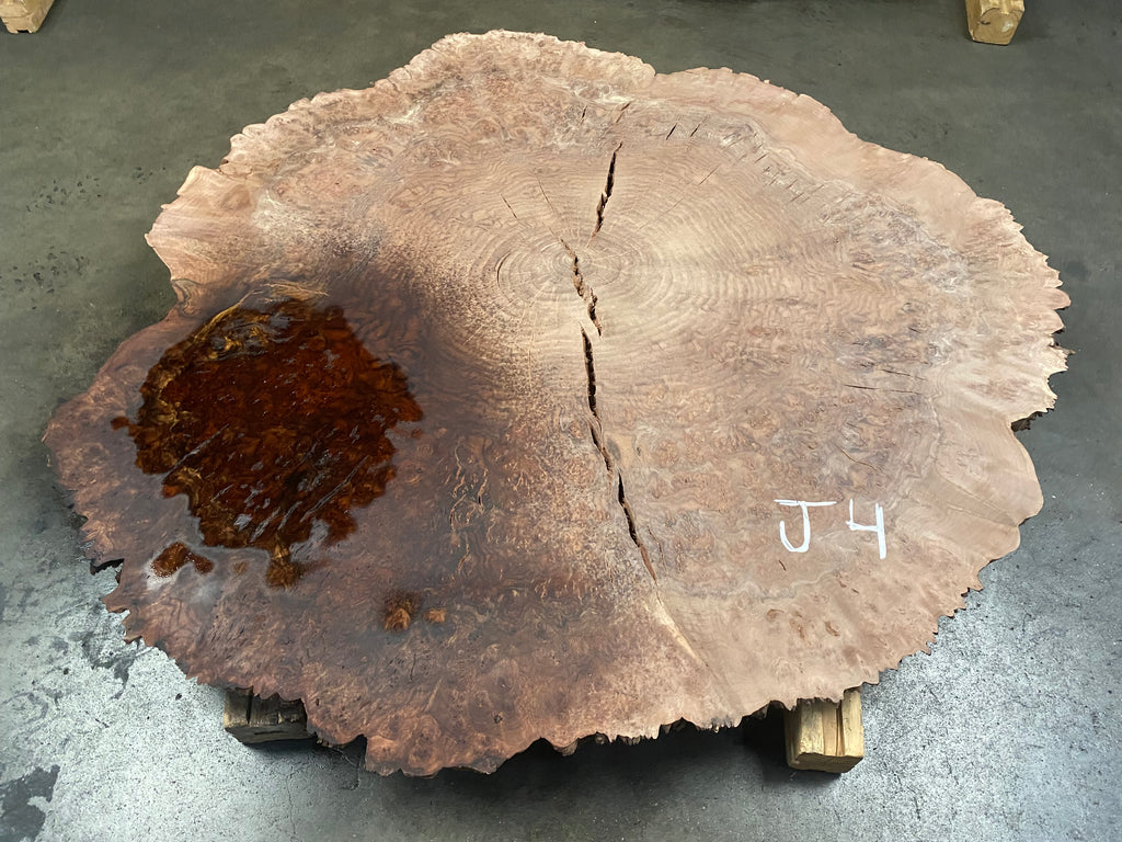 Claro Walnut Burl #J4 (48" x 48" x 2")