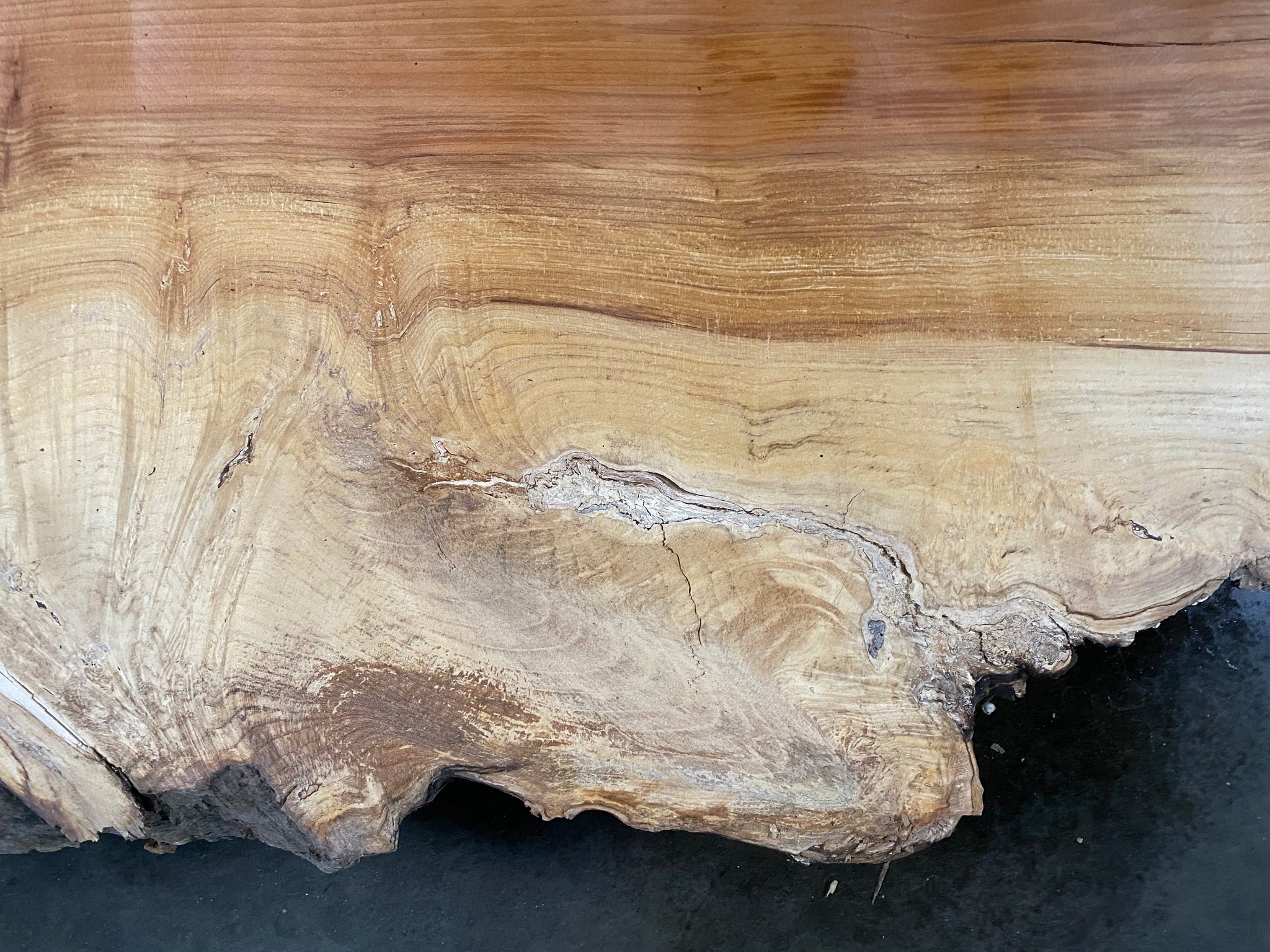 Big maple burl board hot slab wood Burl Block,Woodworking Lumber (670x290x31mm) K-14