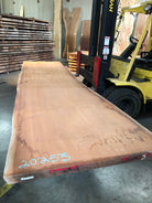 A sipo mahogany live edge slab 