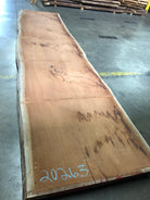 A sipo mahogany live edge slab 