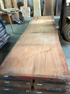 A sipo mahogany live edge slab 