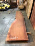 A sipo mahogany live edge slab 