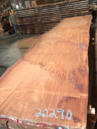 A sipo mahogany live edge slab 