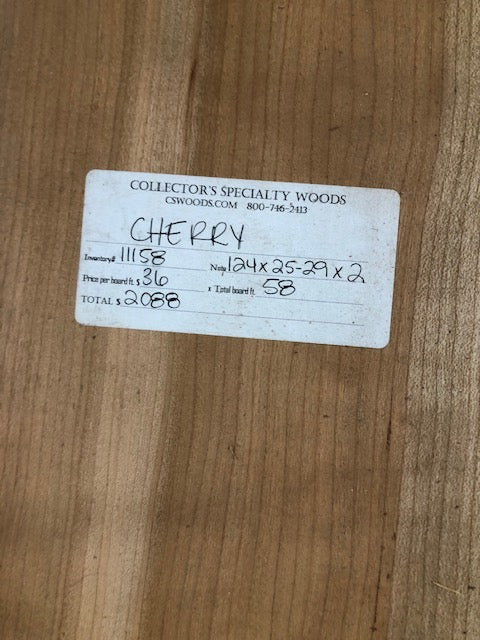 Cherry #11158 (124" x 25" to 29" x 2")