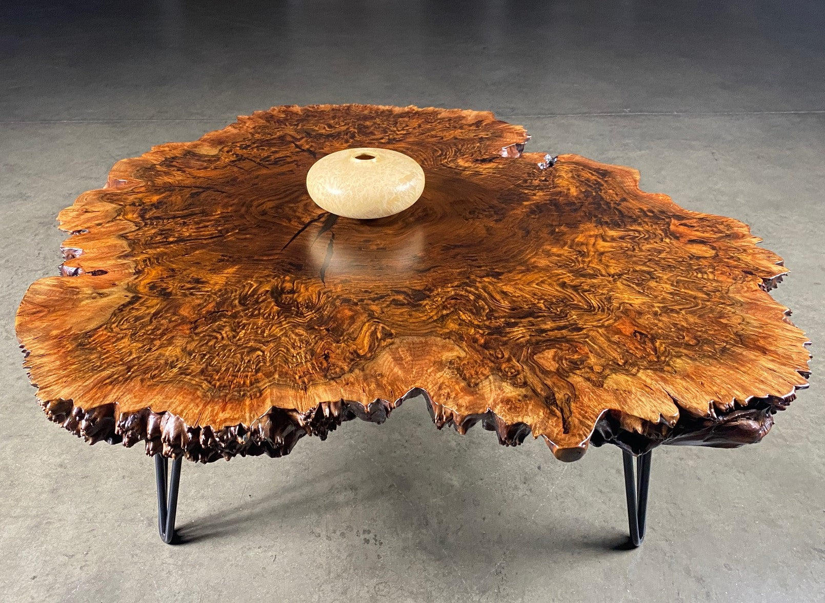 Claro Walnut Burl Coffee Table