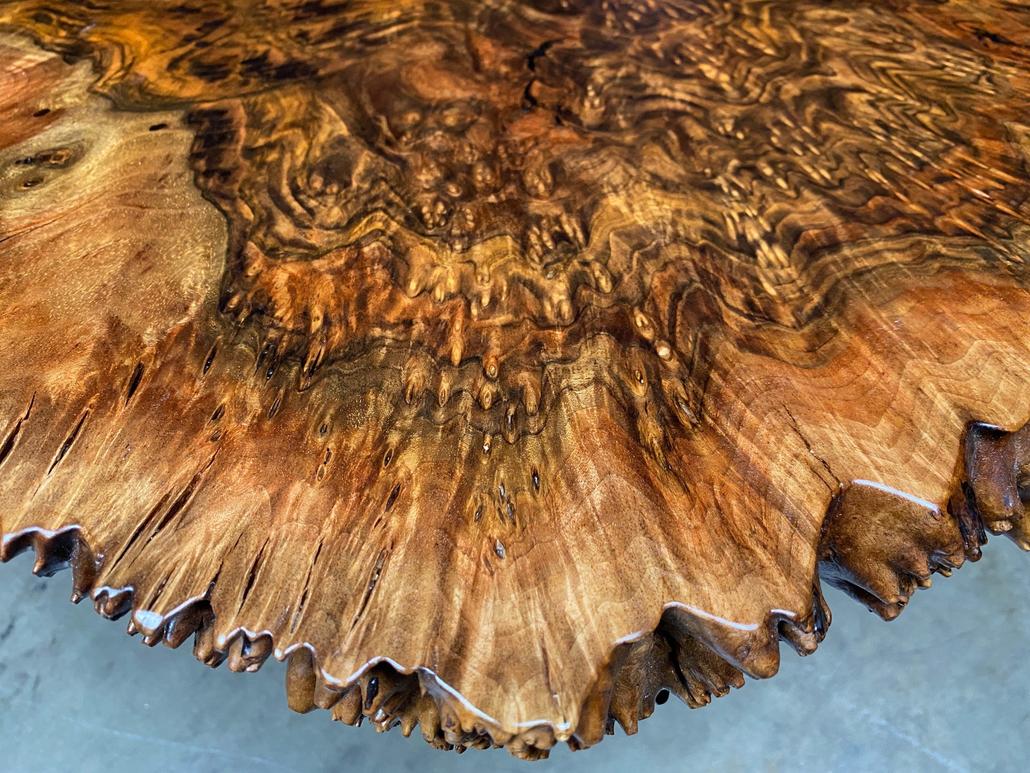 Walnut Burl Coffee Table